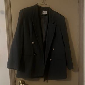 Dark gray blazer